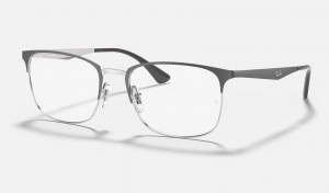 Ray Ban RB6421 Optics Women's Eyeglasses Grey | UZ1389726